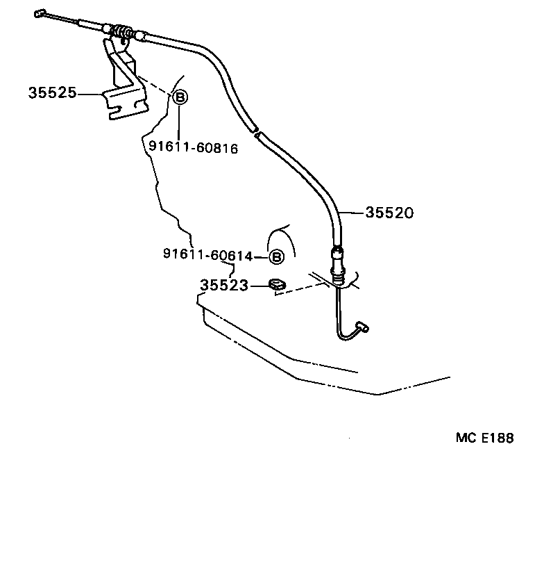  CAMRY VISTA |  THROTTLE LINK VALVE LEVER ATM