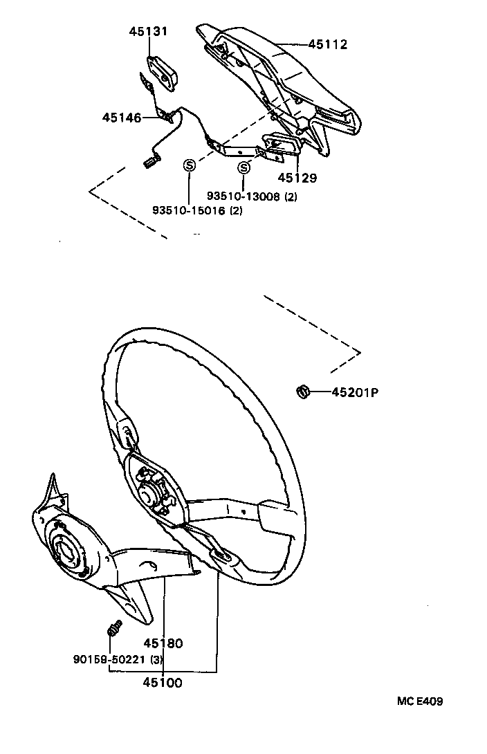  CARINA ED |  STEERING WHEEL