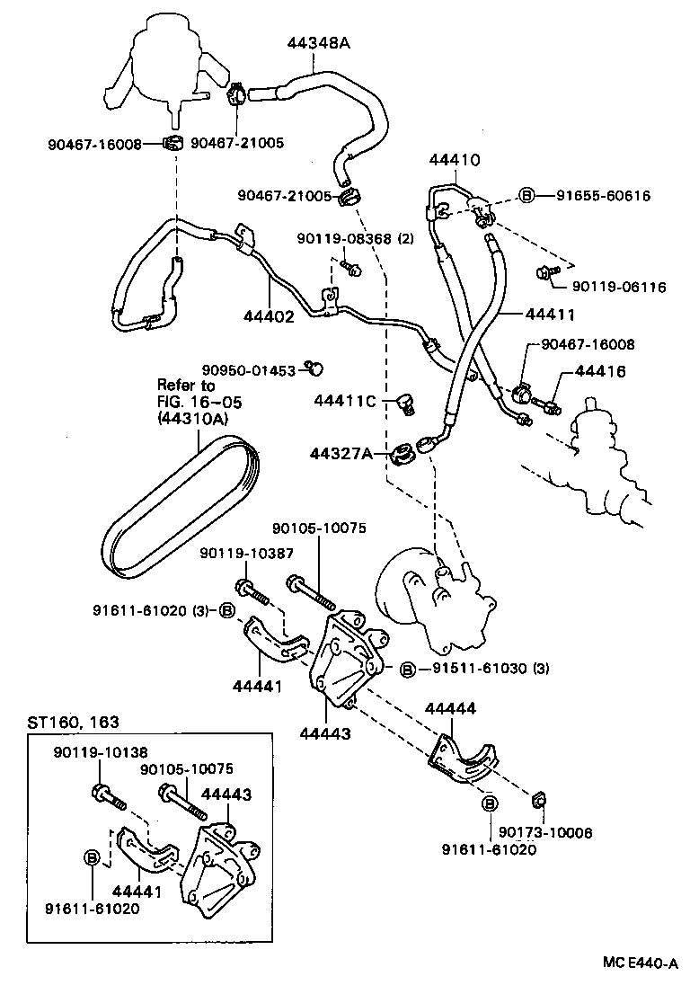  CARINA ED |  POWER STEERING TUBE