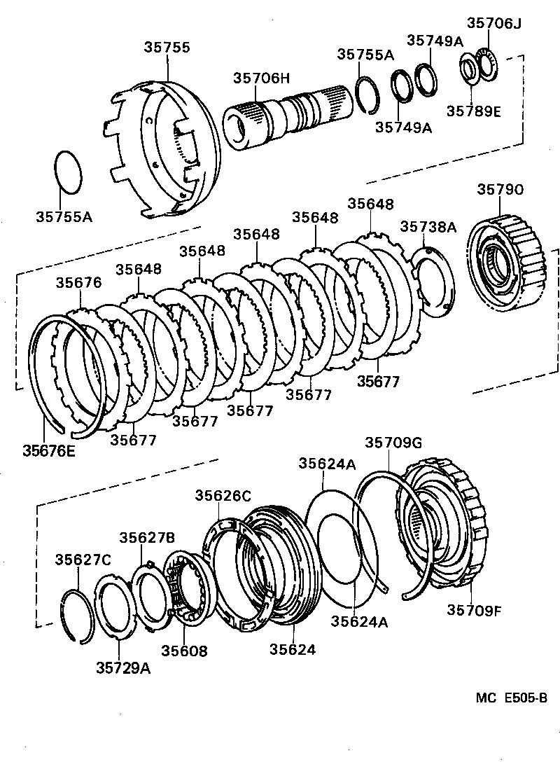  CROWN |  CENTER SUPPORT PLANETARY SUN GEAR ATM