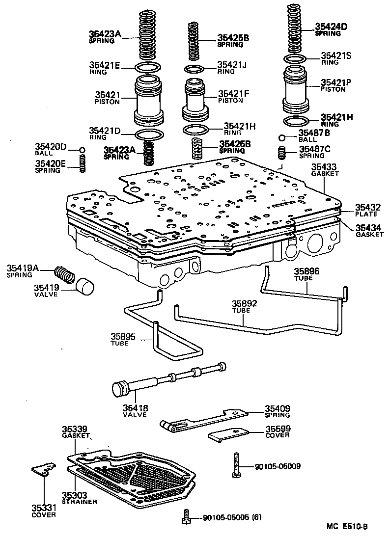  CROWN |  VALVE BODY OIL STRAINER ATM