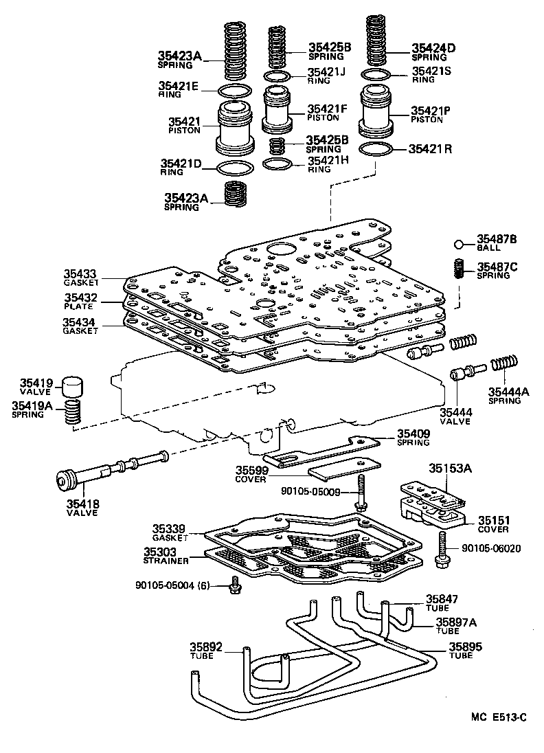  CROWN |  VALVE BODY OIL STRAINER ATM