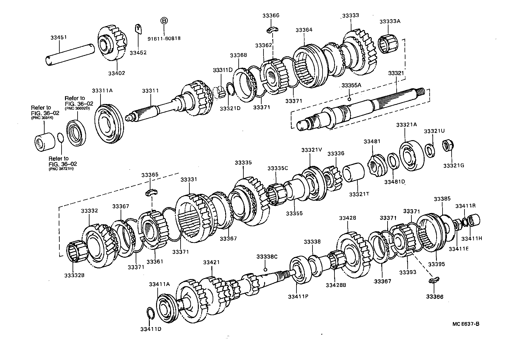  DYNA TOYOACE |  TRANSMISSION GEAR MTM