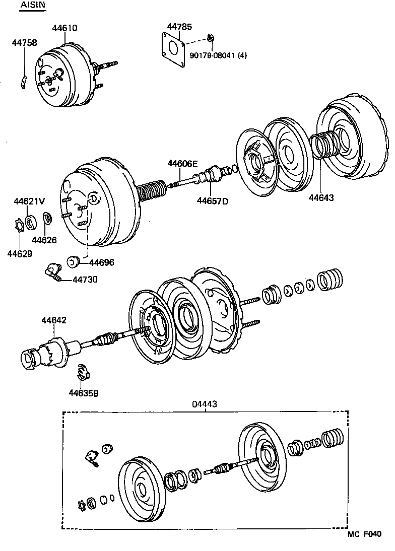  CROWN |  BRAKE BOOSTER VACUUM TUBE