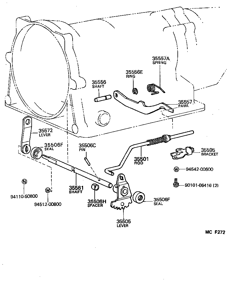 CROWN |  THROTTLE LINK VALVE LEVER ATM