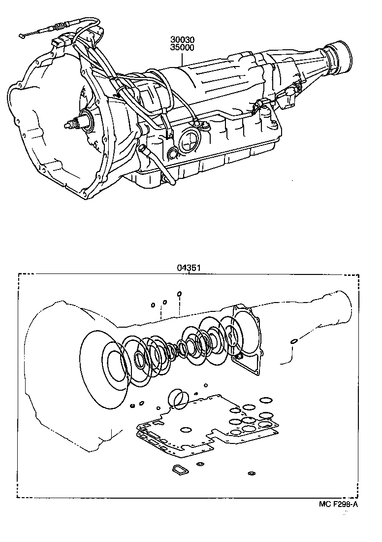  CENTURY |  TRANSAXLE OR TRANSMISSION ASSY GASKET KIT ATM