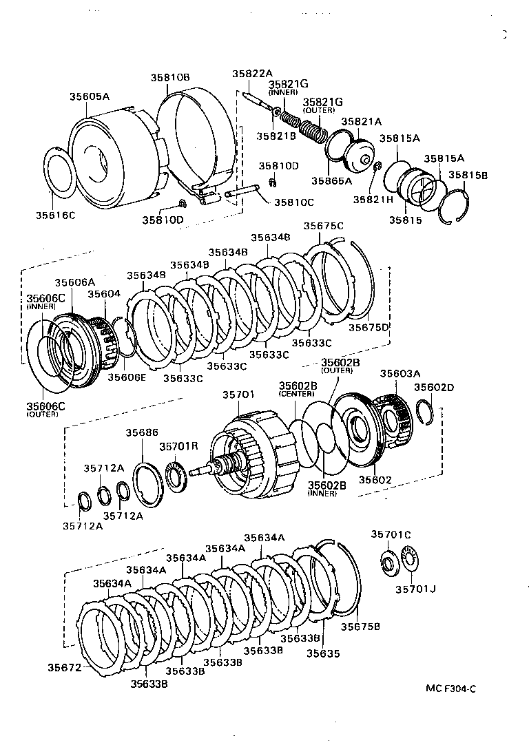  CENTURY |  BRAKE BAND MULTIPLE DISC CLUTCH ATM