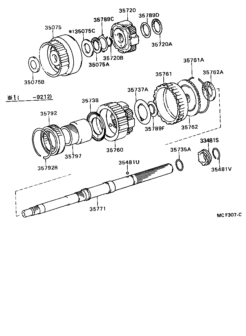  CENTURY |  PLANETARY GEAR REVERSE PISTON COUNTER GEAR ATM