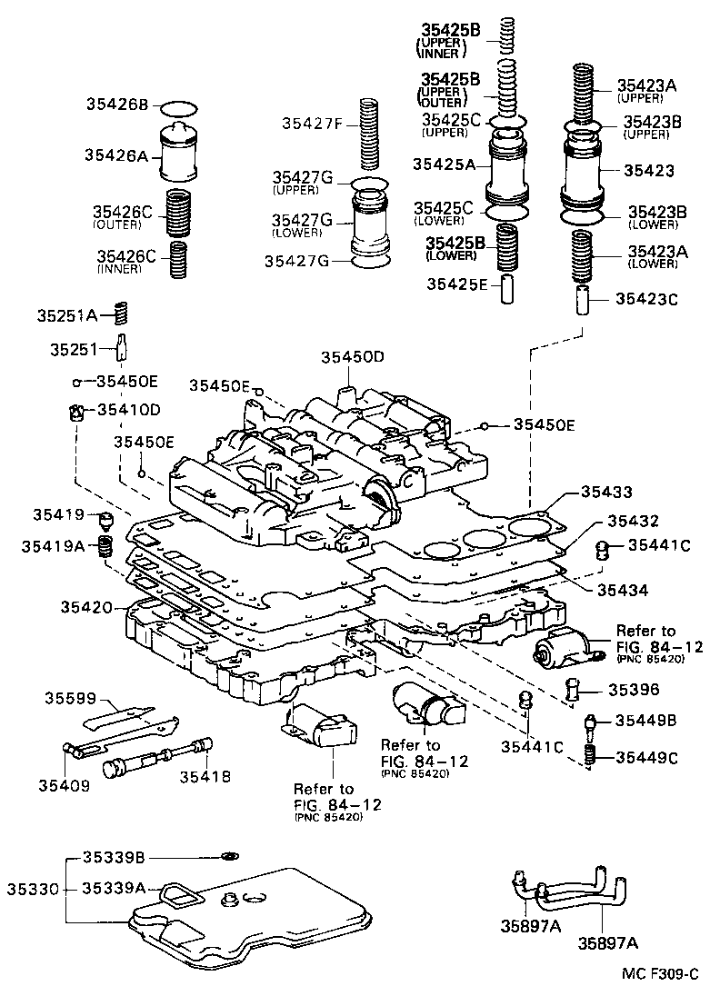  CENTURY |  VALVE BODY OIL STRAINER ATM