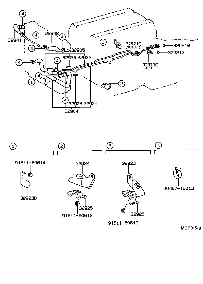  CENTURY |  OIL COOLER TUBE ATM