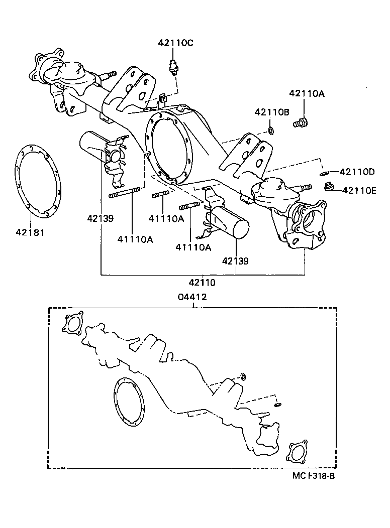  CENTURY |  REAR AXLE HOUSING DIFFERENTIAL