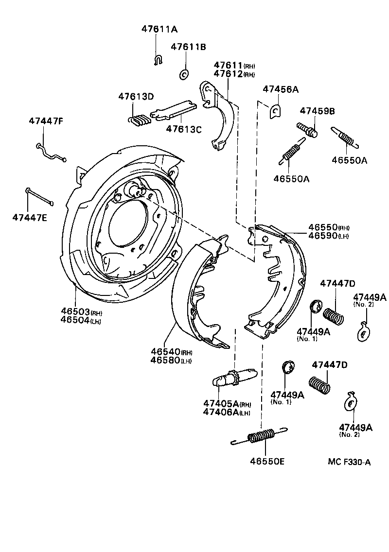  CENTURY |  PARKING BRAKE CABLE