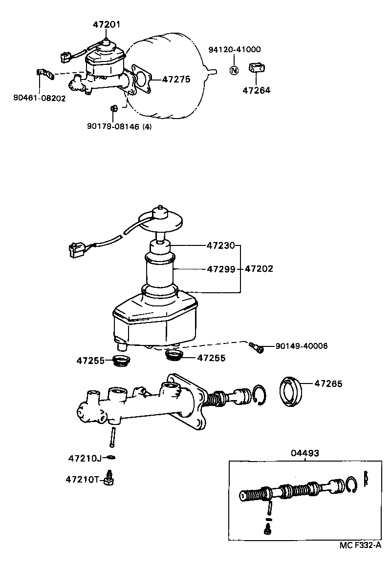  CENTURY |  BRAKE MASTER CYLINDER