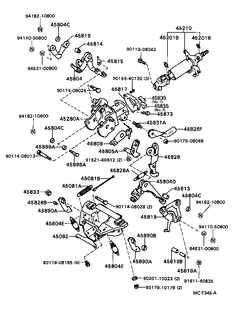  CENTURY |  STEERING COLUMN SHAFT