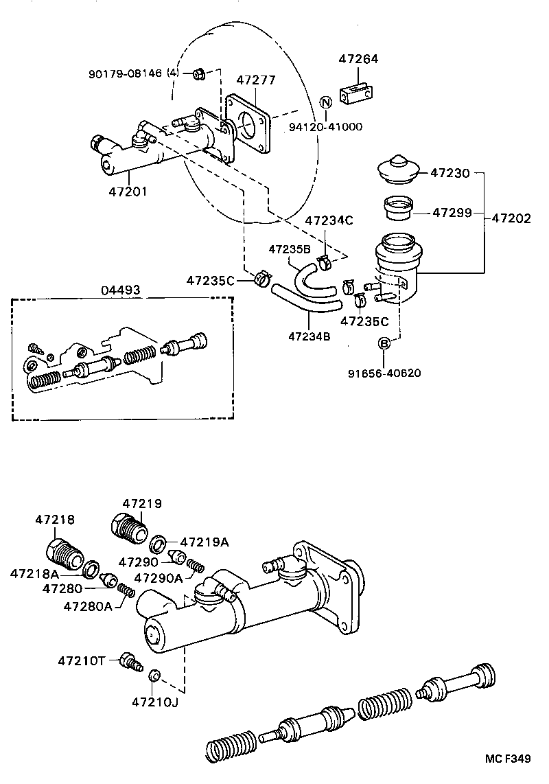  DYNA TOYOACE QUICK |  BRAKE MASTER CYLINDER