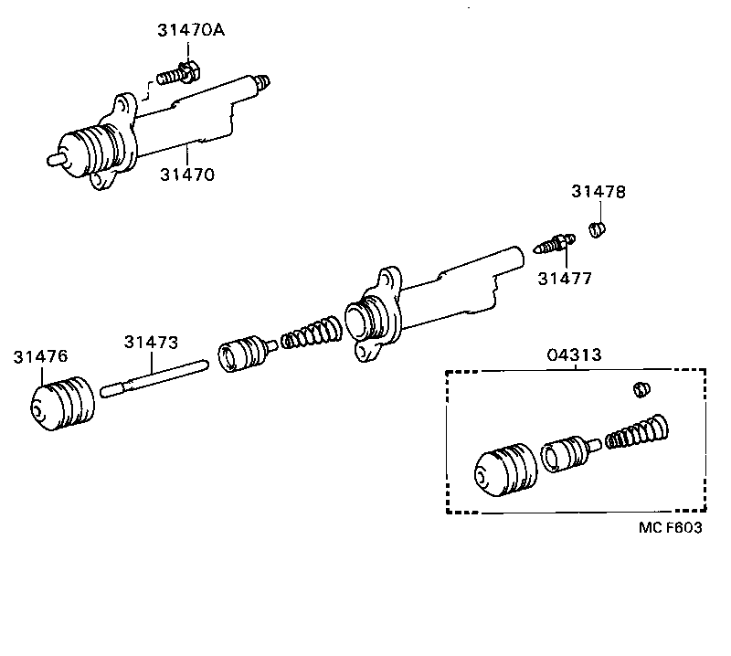  SOARER |  CLUTCH RELEASE CYLINDER
