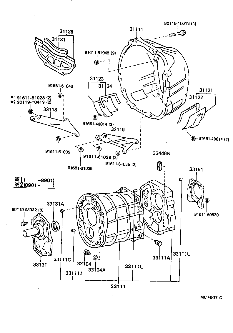  SOARER |  CLUTCH HOUSING TRANSMISSION CASE MTM
