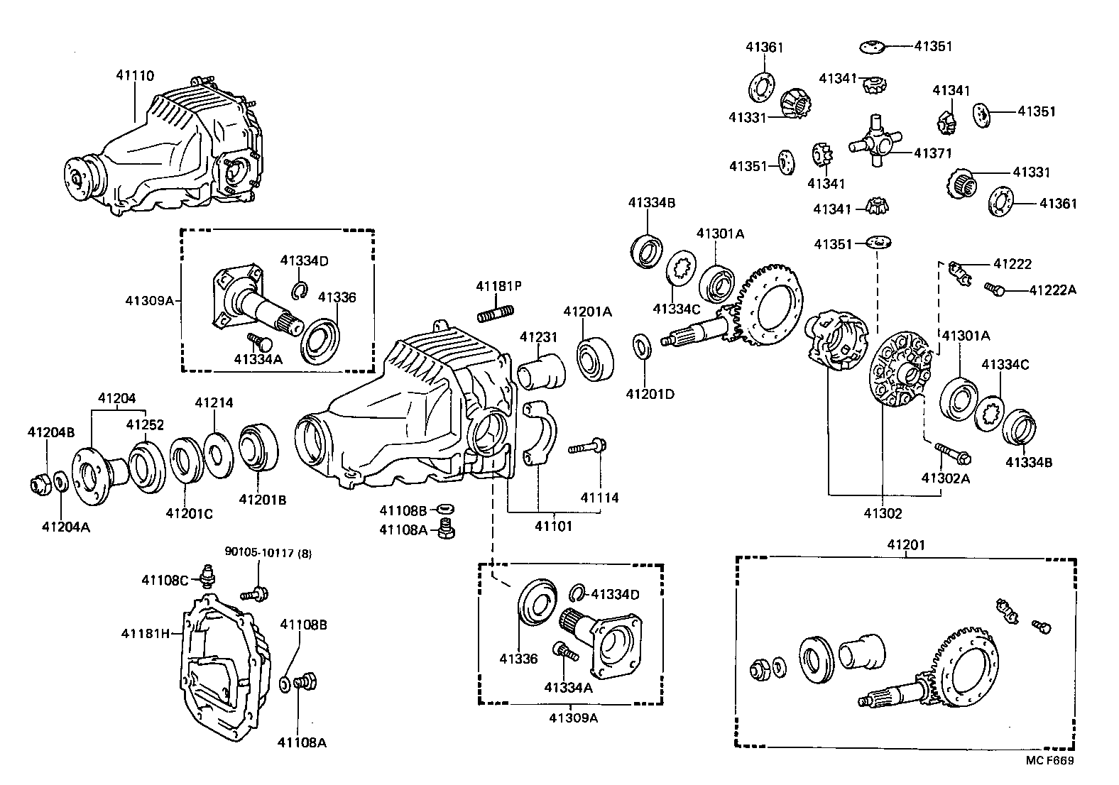 SOARER |  REAR AXLE HOUSING DIFFERENTIAL