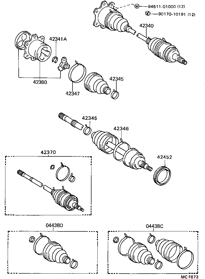  SOARER |  REAR AXLE SHAFT HUB