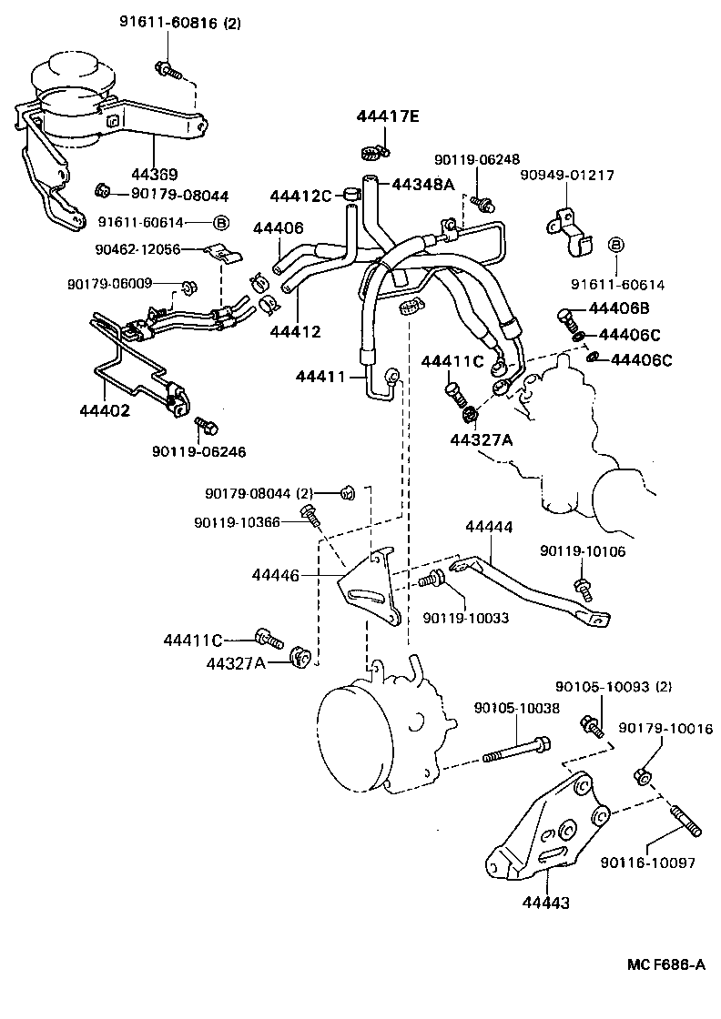  SOARER |  POWER STEERING TUBE