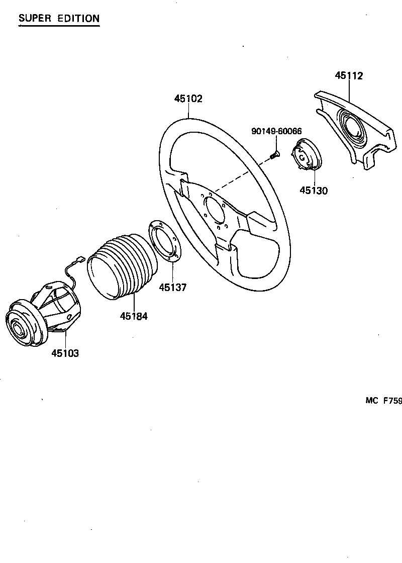  MR2 |  STEERING WHEEL