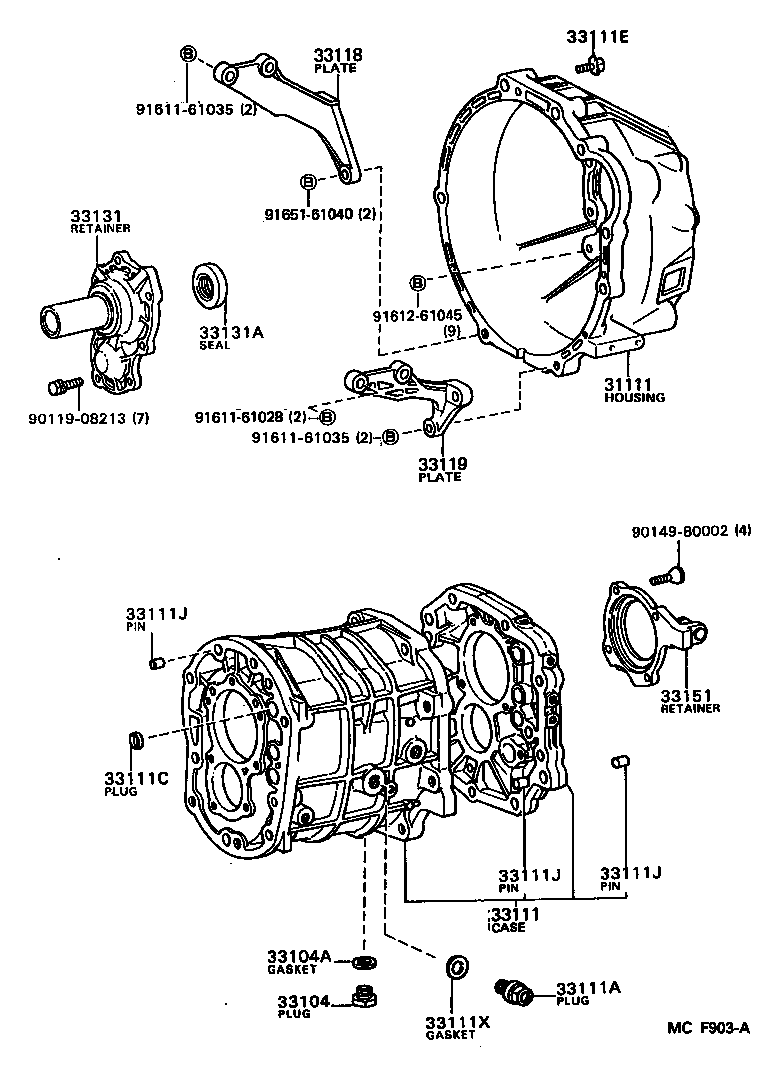  MARK 2 |  CLUTCH HOUSING TRANSMISSION CASE MTM