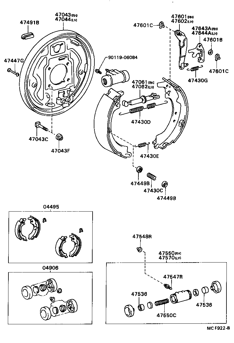  MARK 2 |  REAR DRUM BRAKE WHEEL CYLINDER BACKING PLATE