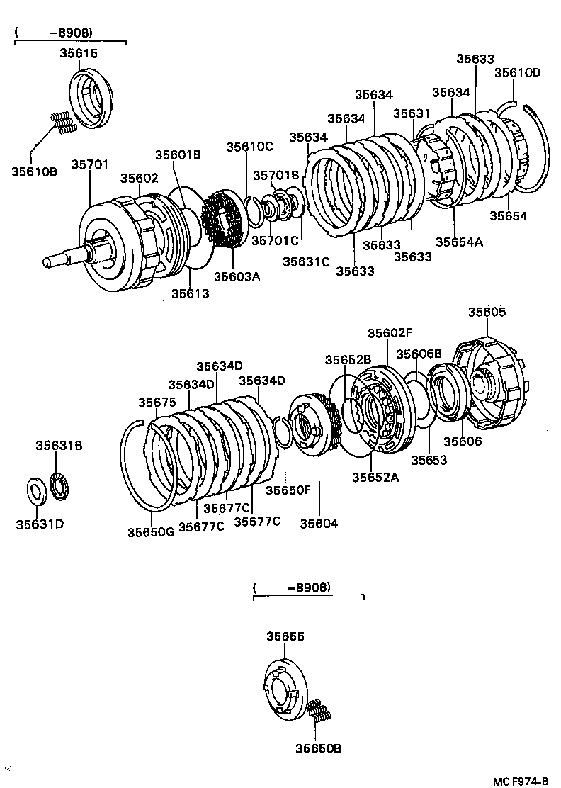  MARK 2 V WG |  BRAKE BAND MULTIPLE DISC CLUTCH ATM