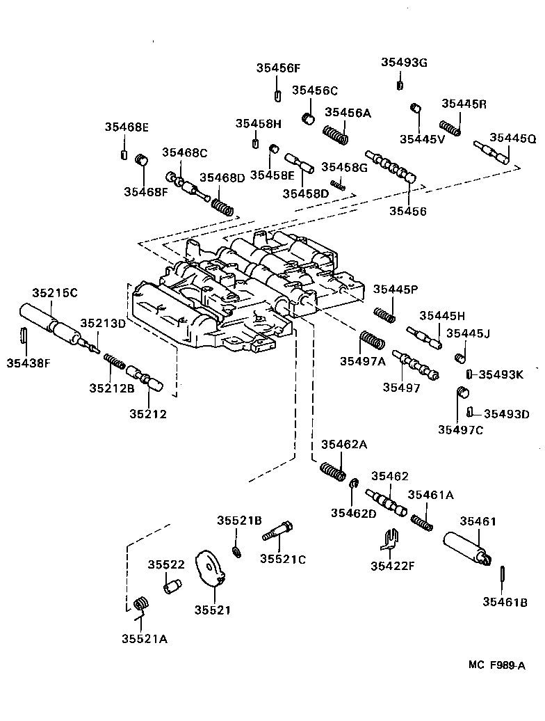  MARK 2 |  VALVE BODY OIL STRAINER ATM