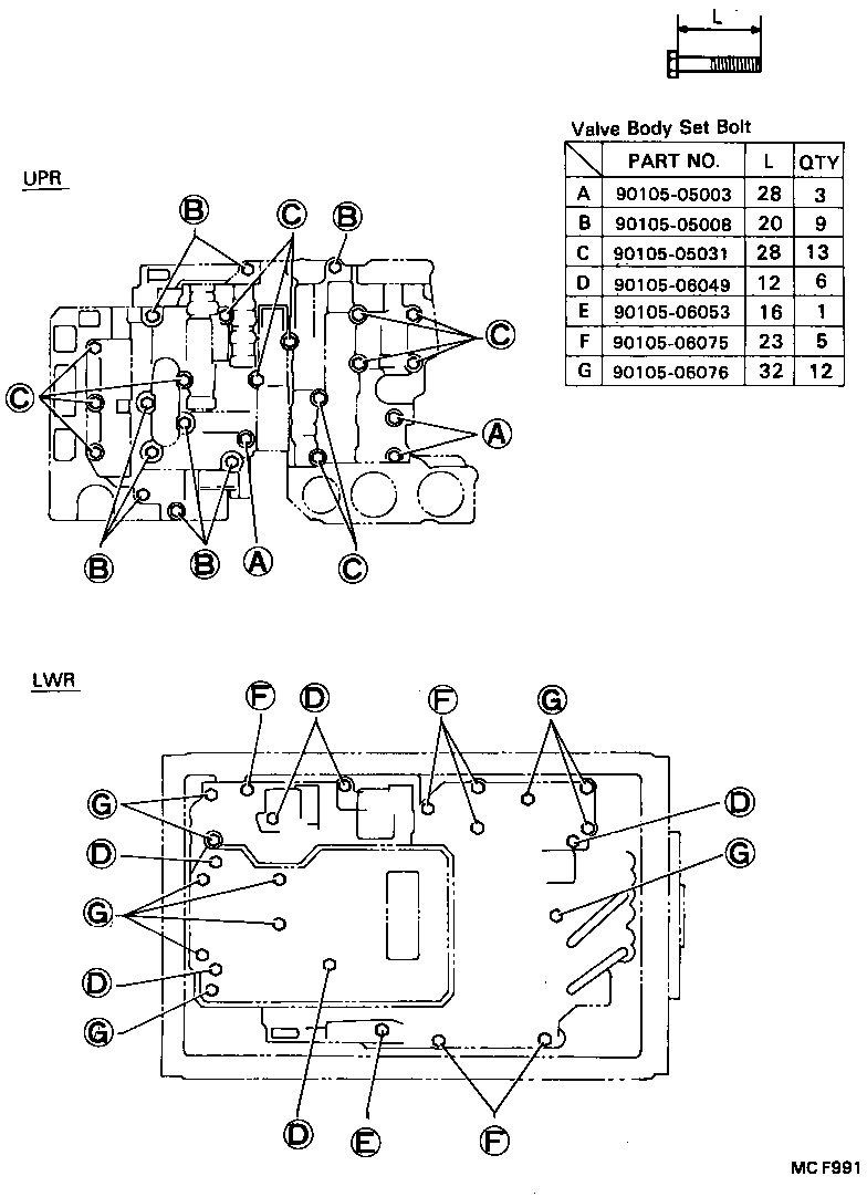  MARK 2 |  VALVE BODY OIL STRAINER ATM