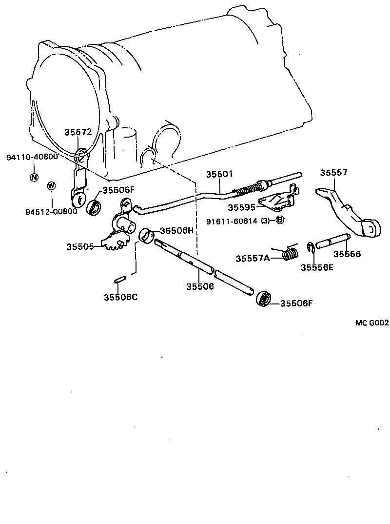  MARK 2 |  THROTTLE LINK VALVE LEVER ATM