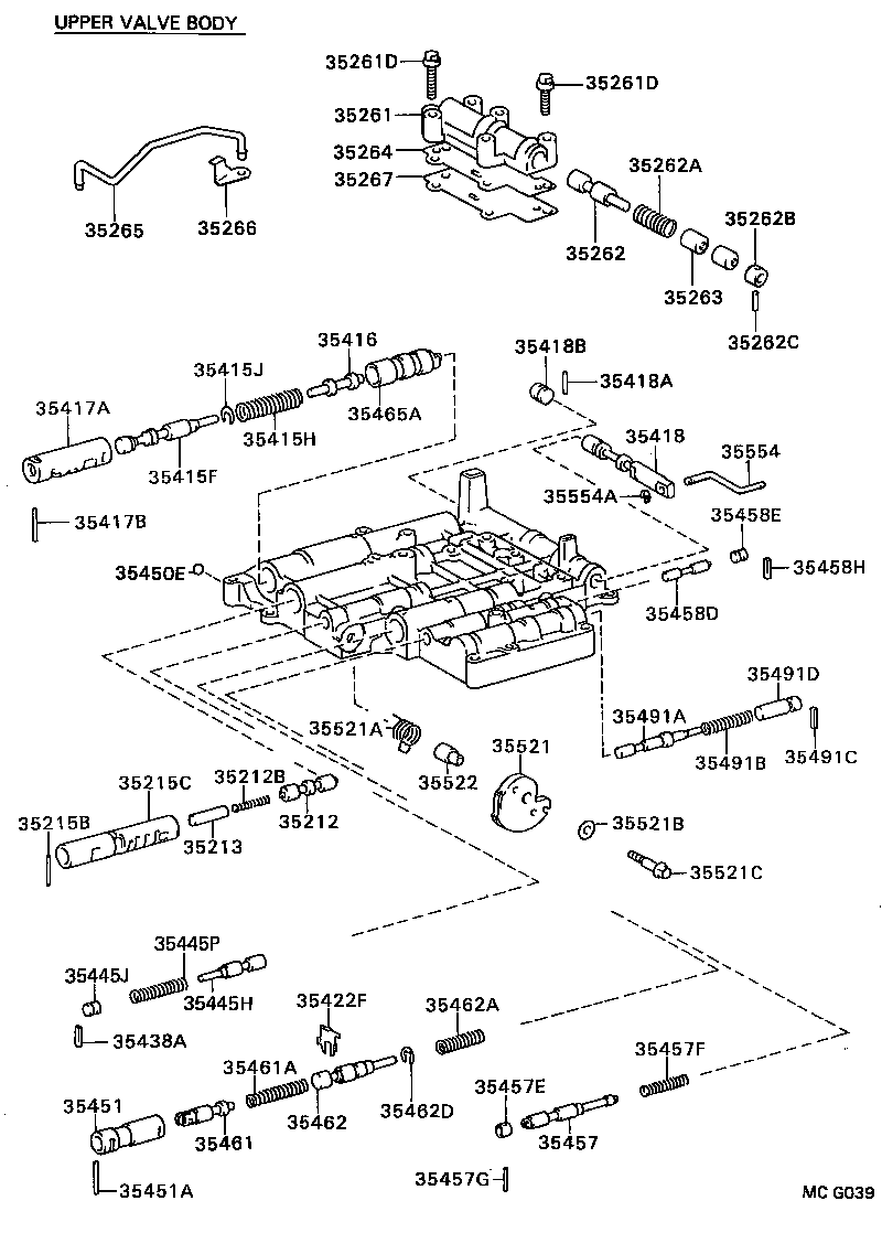  CARINA FF |  VALVE BODY OIL STRAINER ATM
