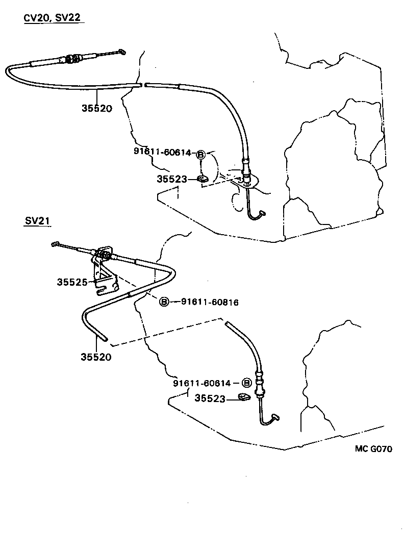  CAMRY VISTA |  THROTTLE LINK VALVE LEVER ATM
