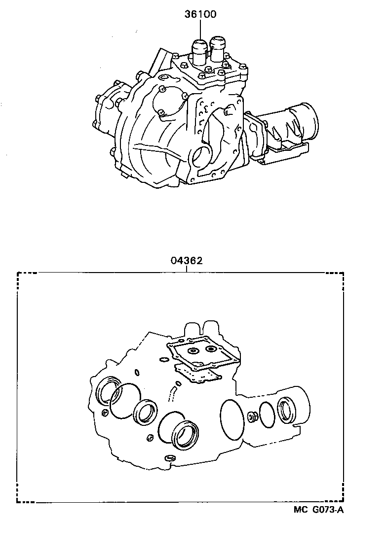  CAMRY VISTA |  TRANSFER ASSEMBLY GASKET KIT