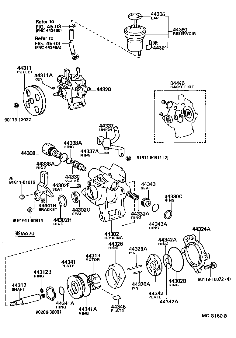  SUPRA |  VANE PUMP RESERVOIR POWER STEERING
