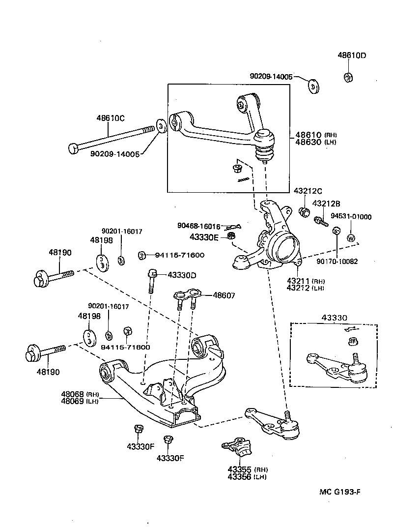  SUPRA |  FRONT AXLE ARM STEERING KNUCKLE