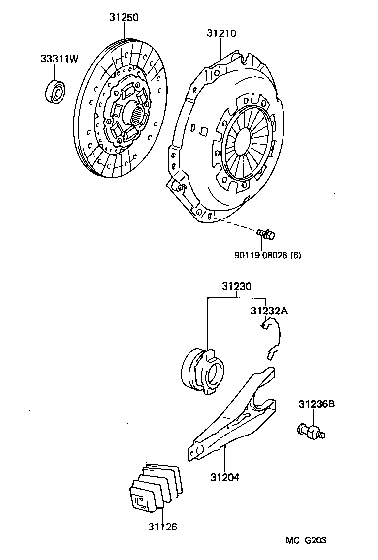  SUPRA |  CLUTCH RELEASE FORK