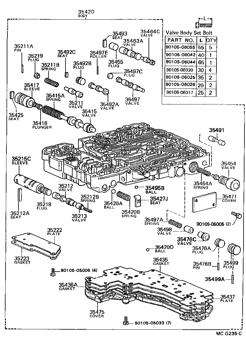  SUPRA |  VALVE BODY OIL STRAINER ATM