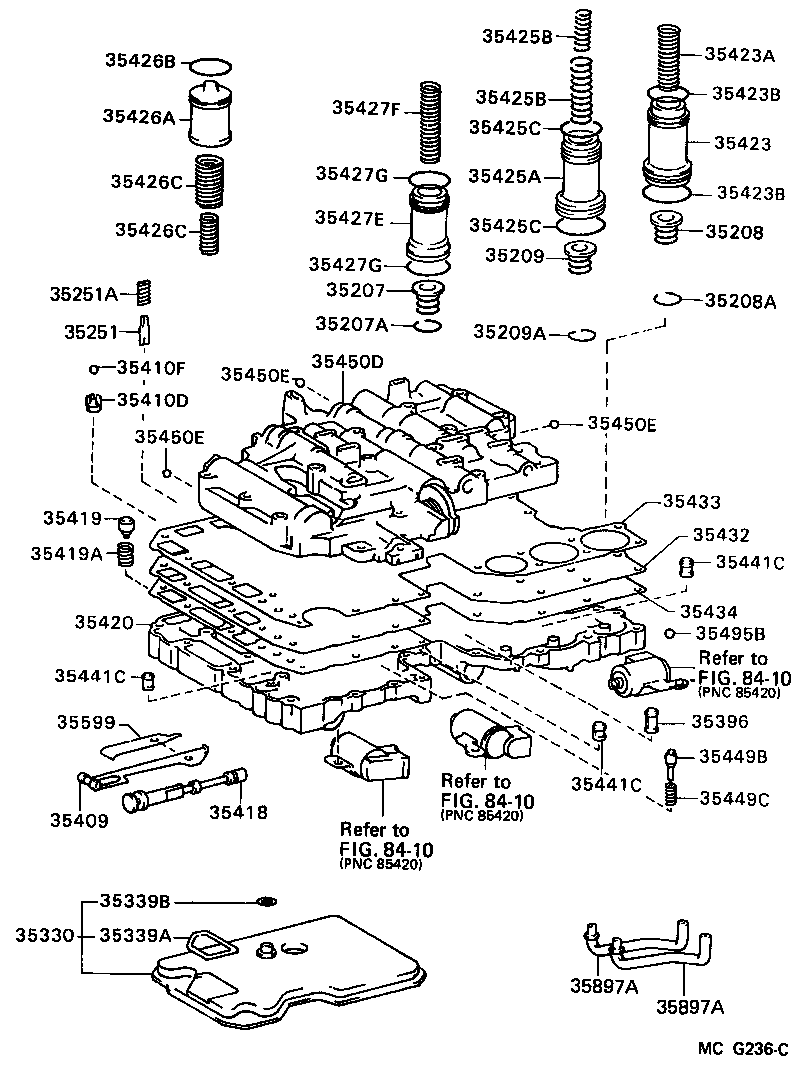  SUPRA |  VALVE BODY OIL STRAINER ATM