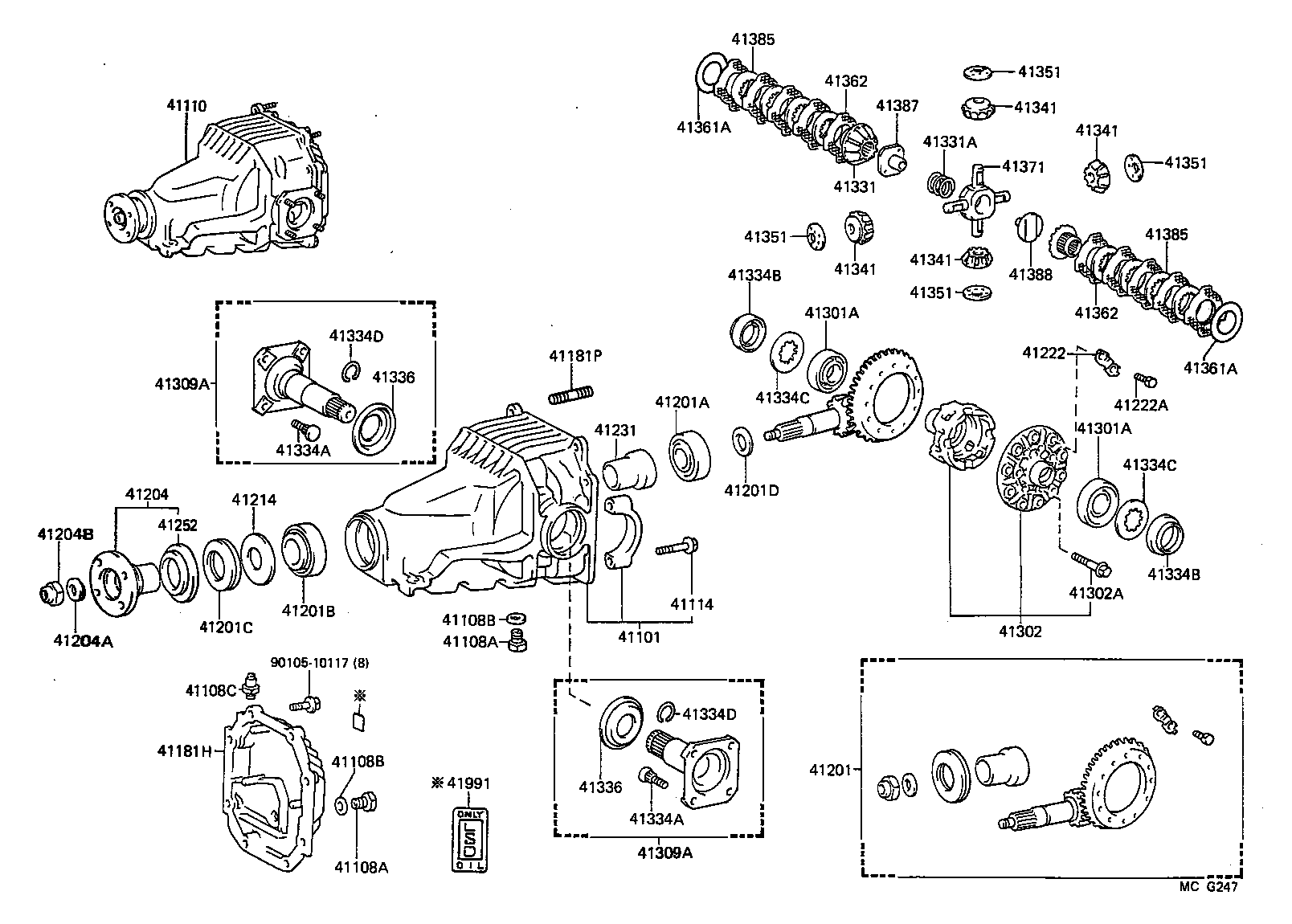 SUPRA | REAR AXLE HOUSING DIFFERENTIAL