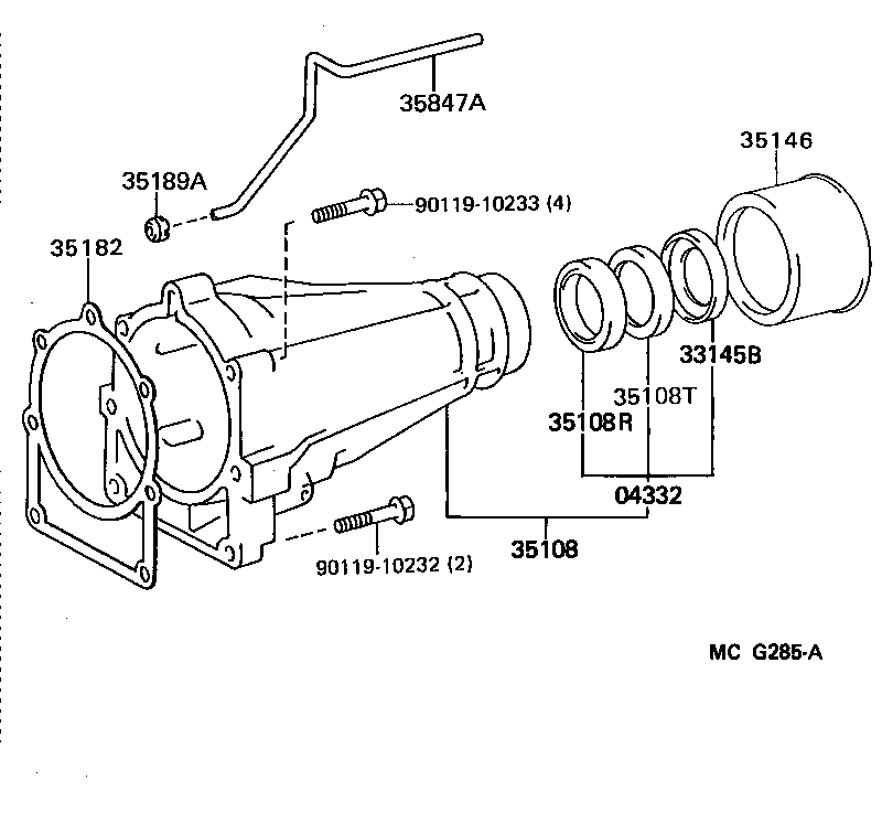  SUPRA |  EXTENSION HOUSING ATM