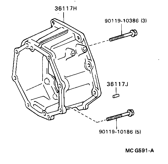  TOWN MASTERACE V WG |  EXTENSION HOUSING MTM