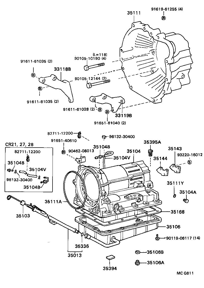  TOWN MASTERACE V WG |  TRANSMISSION CASE OIL PAN ATM