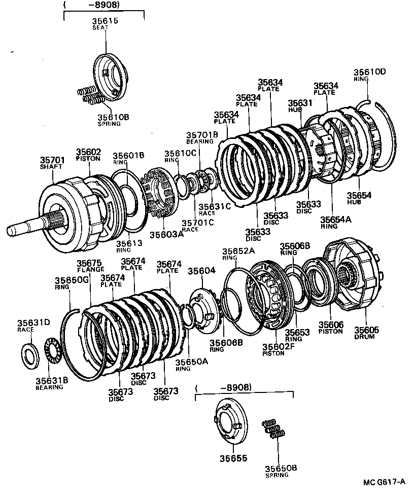  TOWN MASTERACE V WG |  BRAKE BAND MULTIPLE DISC CLUTCH ATM