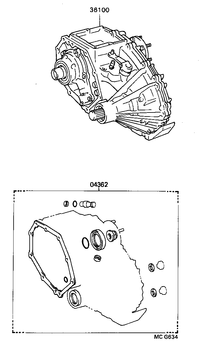  TOWN MASTERACE V WG |  TRANSFER ASSEMBLY GASKET KIT