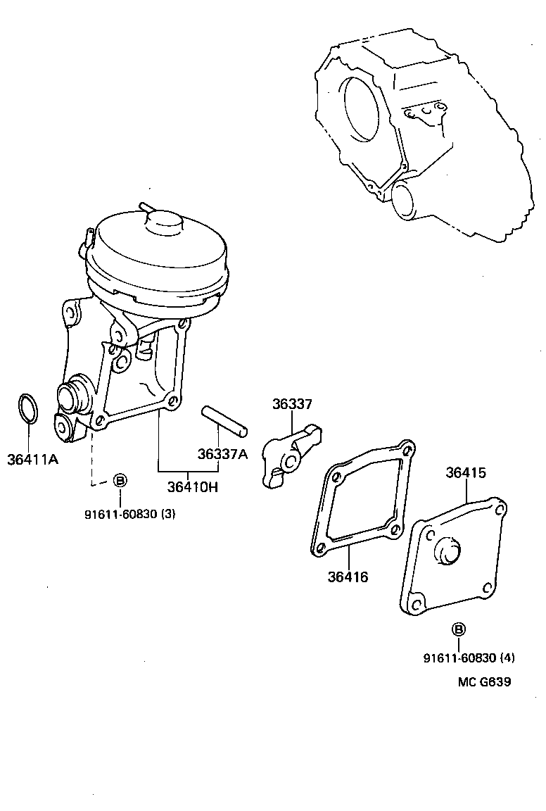  TOWN MASTERACE V WG |  DIAPHRAGM CYLINDER TRANSFER VACUUM ACTUATOR