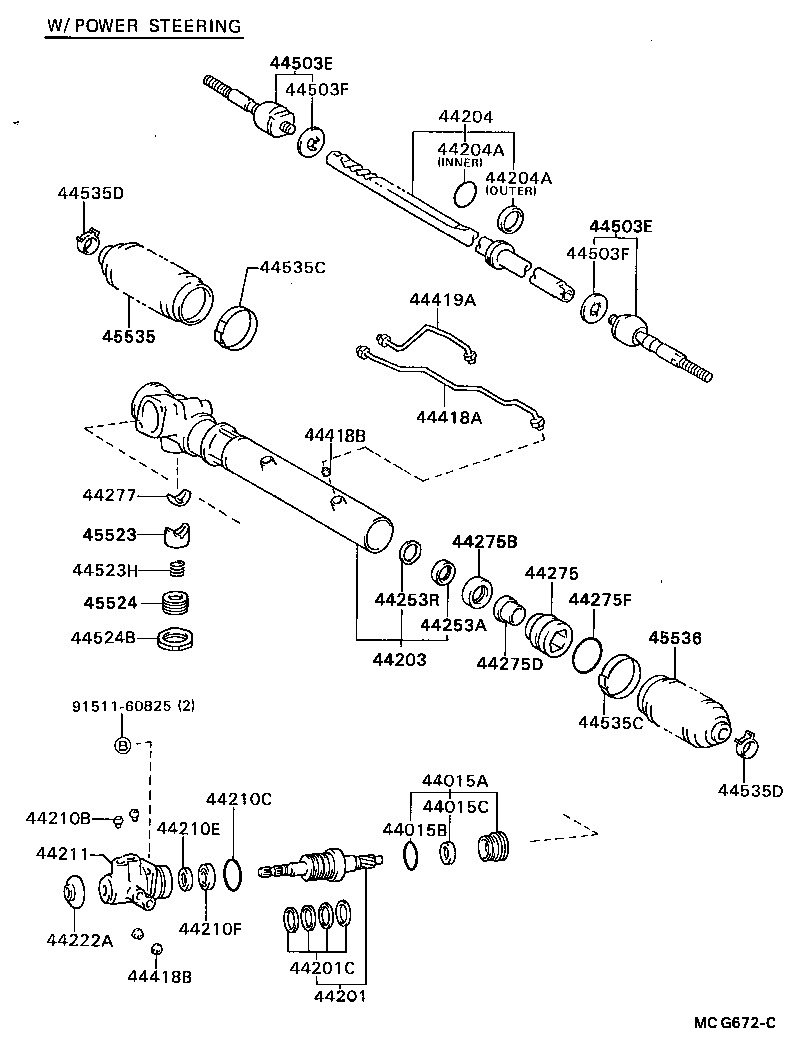  TOWN MASTERACE V WG |  FRONT STEERING GEAR LINK