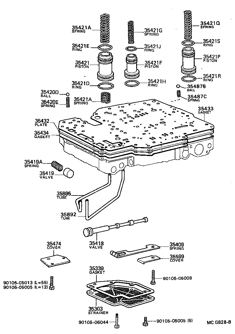  TOWN MASTERACE V WG |  VALVE BODY OIL STRAINER ATM