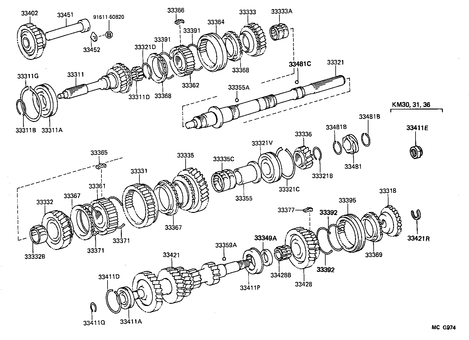  LITEACE VAN WAGON |  TRANSMISSION GEAR MTM