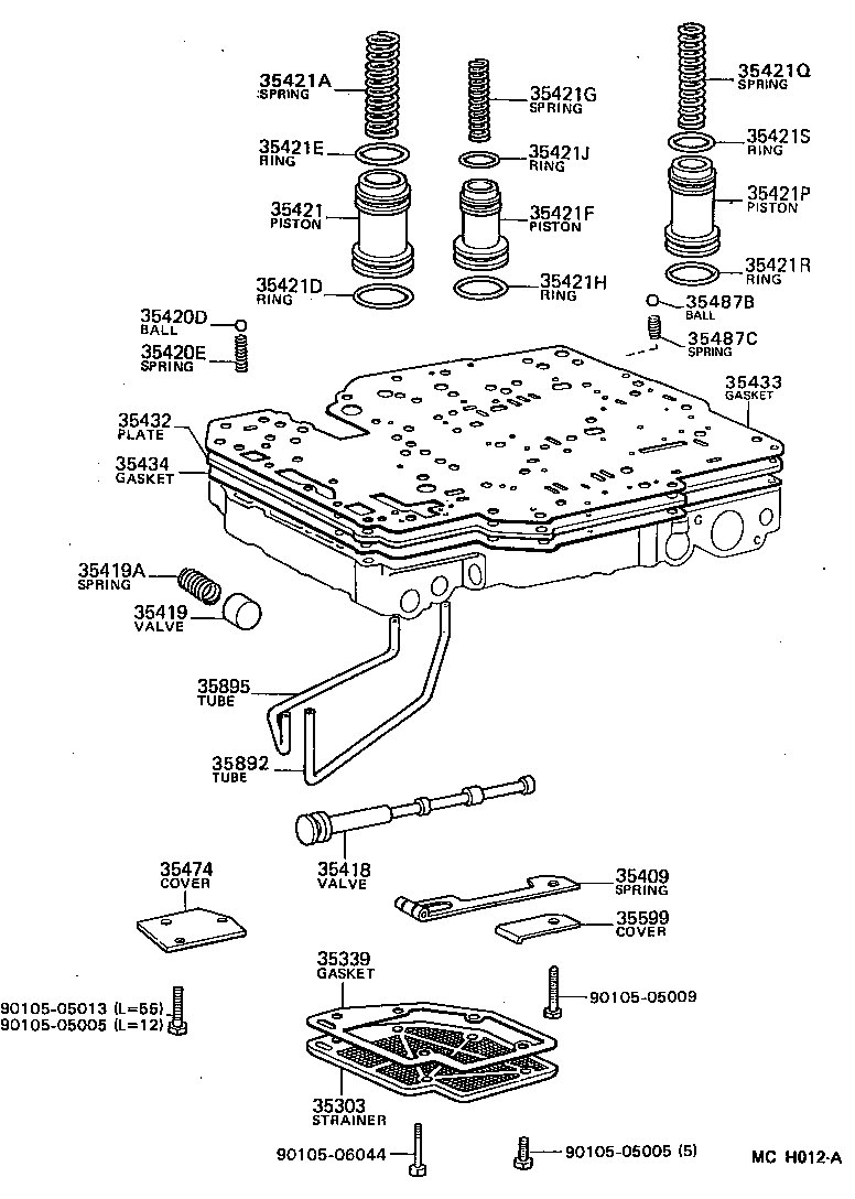  LITEACE VAN WAGON |  VALVE BODY OIL STRAINER ATM
